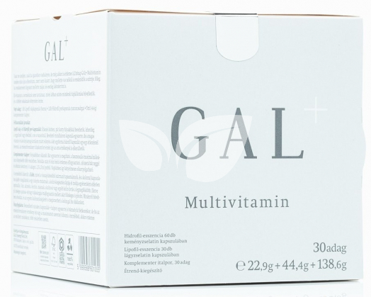 Gal multivitamin plusz 60+30+italpor étrend-kiegészítő 22,9g+44,4g+138,6g 1 db • Egészségbolt