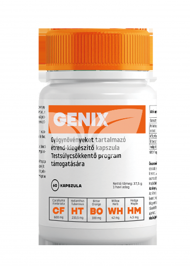 Genix gyógynövényt tartalmazó étrend-kiegészítő kapszula 60 db • Egészségbolt