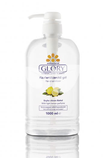 Glory kézfertőtlenítő gél citrom 1000 ml • Egészségbolt