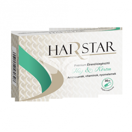 HairStar prémium haj köröm kapszula 30 db • Egészségbolt