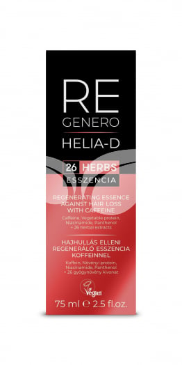 Helia-D regenero hajhullás elleni eszencia koffeinnel 75 ml • Egészségbolt