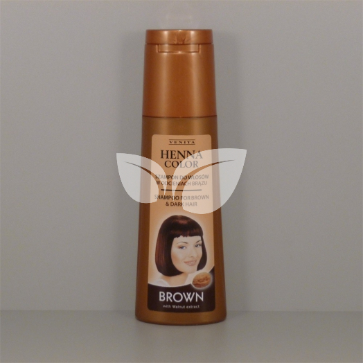 Henna Color hajsampon barna és piros árnyalatú hajra 250 ml • Egészségbolt