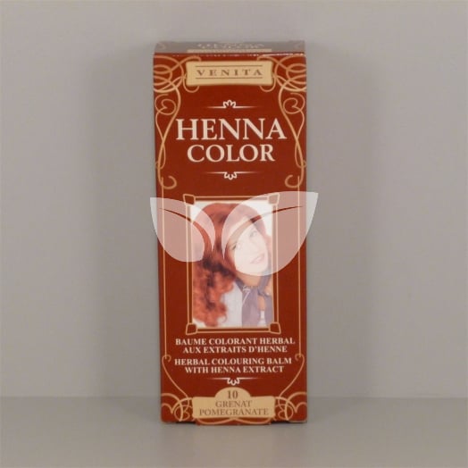 Henna Color szinező hajbalzsam nr 10 gránátalma 75 ml • Egészségbolt