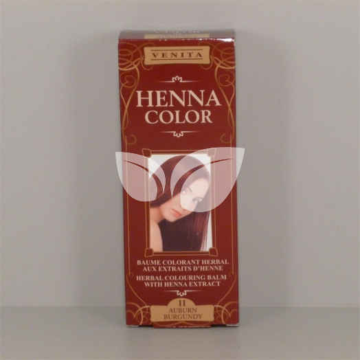 Henna Color szinező hajbalzsam nr 11 burgundi 75 ml • Egészségbolt