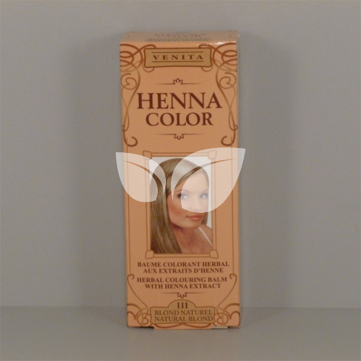 Henna Color szinező hajbalzsam nr 111 természetes szőke 75 ml • Egészségbolt