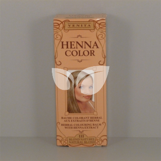 Henna Color szinező hajbalzsam nr 111 természetes szőke 75 ml