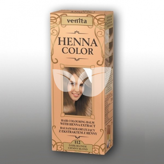 Henna Color szinező hajbalzsam nr 112 sötétszőke 75 ml • Egészségbolt