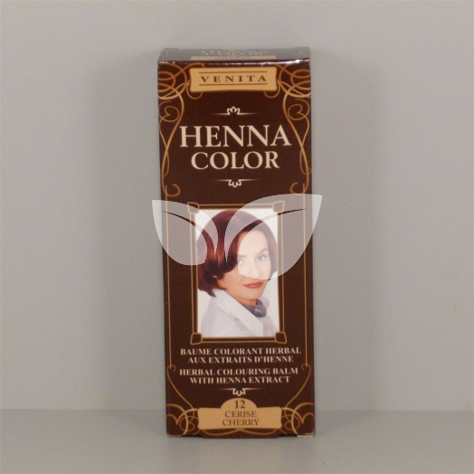Henna Color szinező hajbalzsam nr 12 meggyvörös 75 ml • Egészségbolt