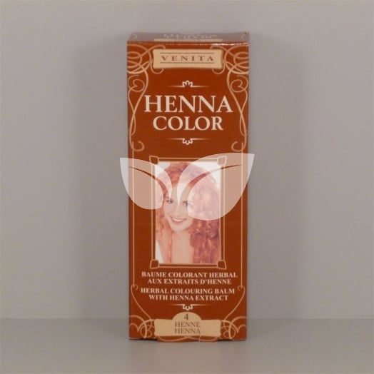 Henna Color szinező hajbalzsam nr 4 henna vörös 75 ml • Egészségbolt