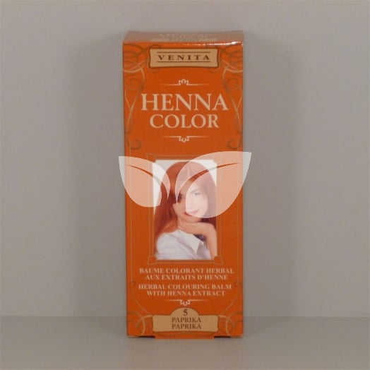 Henna Color szinező hajbalzsam nr 5 paprika vörös 75 ml • Egészségbolt
