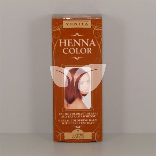 Henna Color szinező hajbalzsam nr 7 rézvörös 75 ml • Egészségbolt