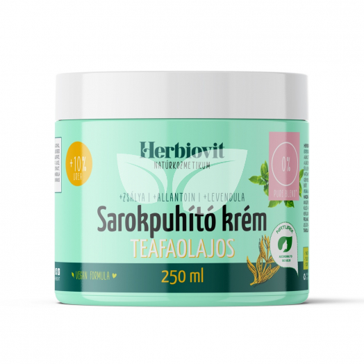 Herbiovit teafaolajos sarokpuhító krém 250 ml • Egészségbolt