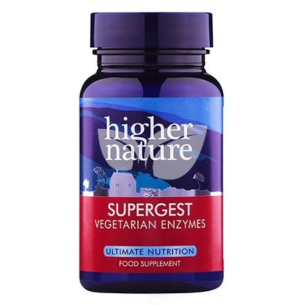 Higher Nature supergest enzim kapszula 90 db • Egészségbolt