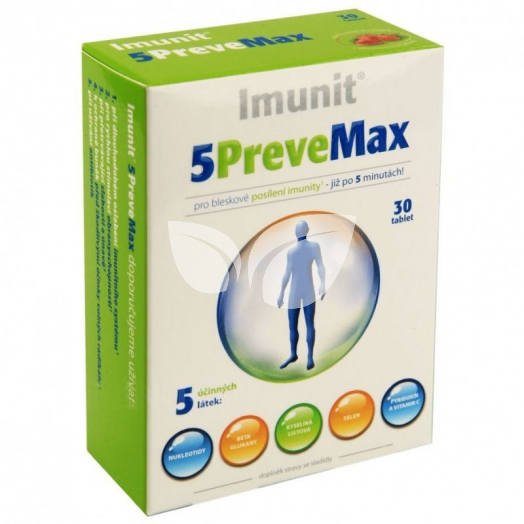 Imunit 5prevemax béta-glükán alga kivonat tabletta eper ízű 30 db • Egészségbolt
