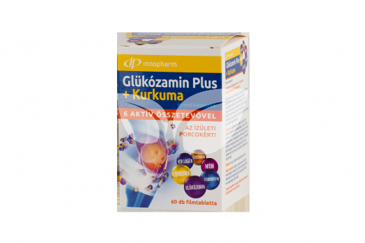 Innopharm glükózamin plus kurkuma filmtabletta 60 db • Egészségbolt