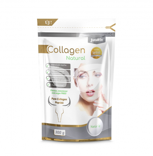 Jutavit collagen natural kollagén por natúr íz 300 g • Egészségbolt
