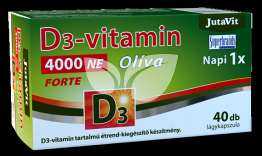 Jutavit d3-vitamin 4000 NE olíva 40 db • Egészségbolt