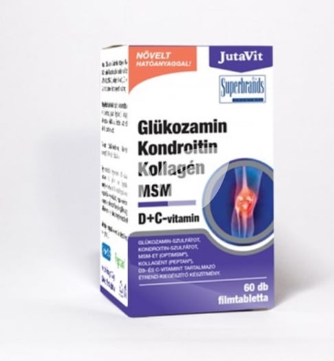 Jutavit glükozamin kondroitin kollagén msm filmtabletta 60 db • Egészségbolt