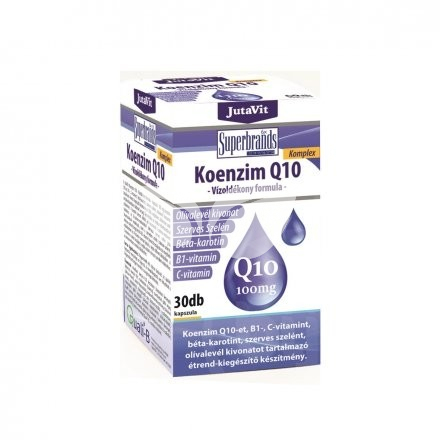 Jutavit koenzim q10 100 mg vízoldható 30 db • Egészségbolt