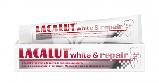Lacalut fogkrém white & repair 75 ml • Egészségbolt