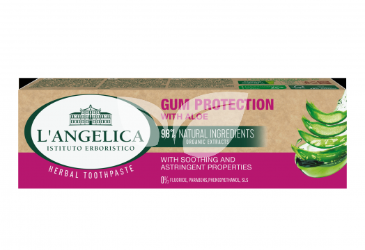 Langelica herbal fogkrém gum protection aloe vera 75 ml • Egészségbolt
