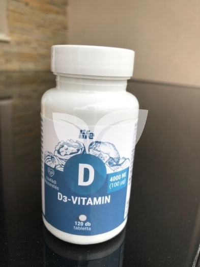 Life d3 vitamin 4000ne filmtabletta 120 db • Egészségbolt