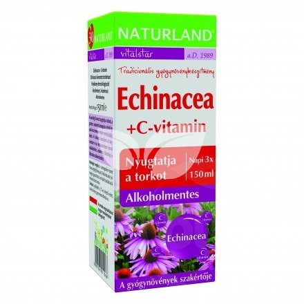 Naturland echinacea+c-vitamin szirup 150 ml • Egészségbolt