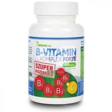 Netamin b-vitamin komplex forte 120 db • Egészségbolt