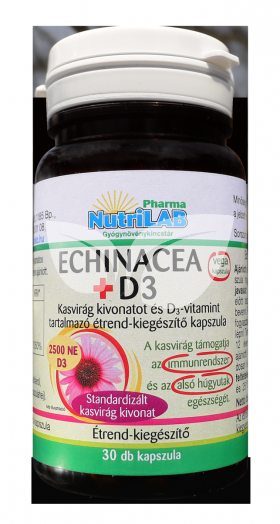 Nutrilab echinacea+D3 kapszula 30 db • Egészségbolt