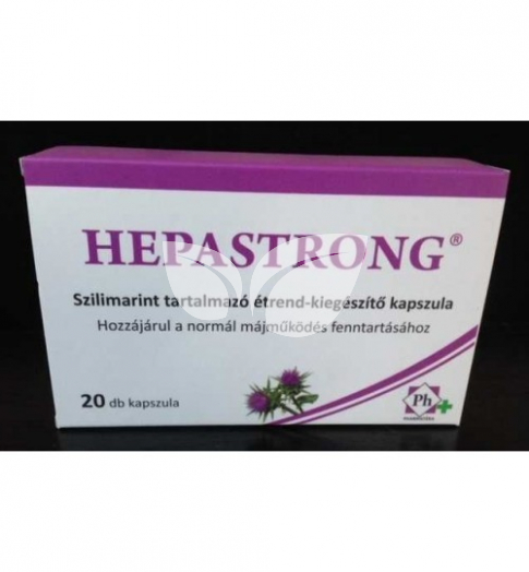 Pharmatéka hepastrong étrend-kiegészítő kapszula 20 db • Egészségbolt