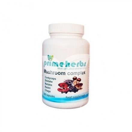 Primeherbs mushroom komplex 5 gomba kapszula 100 db • Egészségbolt