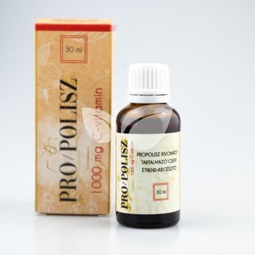 Pro/polisz propoliszos kivonatot tartalmazó alkoholos csepp 1000mg c-vitaminnal 30 ml • Egészségbolt