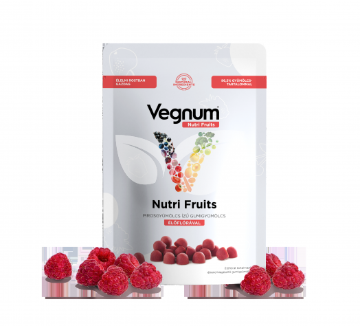 Vegnum nutrifruits élőflóra pirosgyümölcs 30 db • Egészségbolt