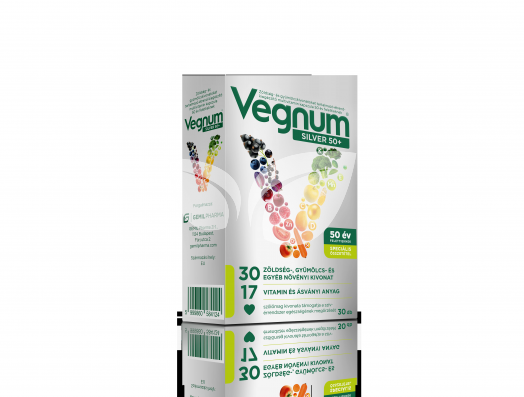 Vegnum silver 50+ étrendkiegészítő multivitamin kapszula 30 db • Egészségbolt