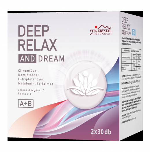 Vita Crystal deep relax & dream kapszula 2x30db 60 db • Egészségbolt