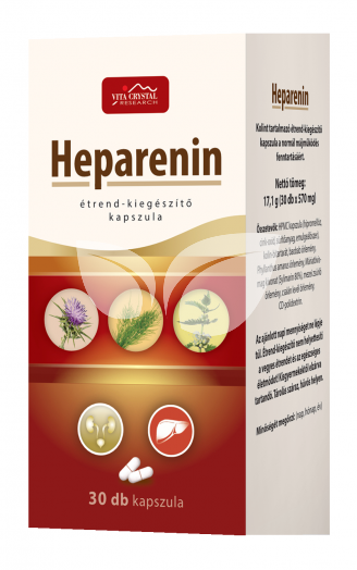 Vita Crytal heparenin étrend-kiegészítő kapszula 30 db • Egészségbolt