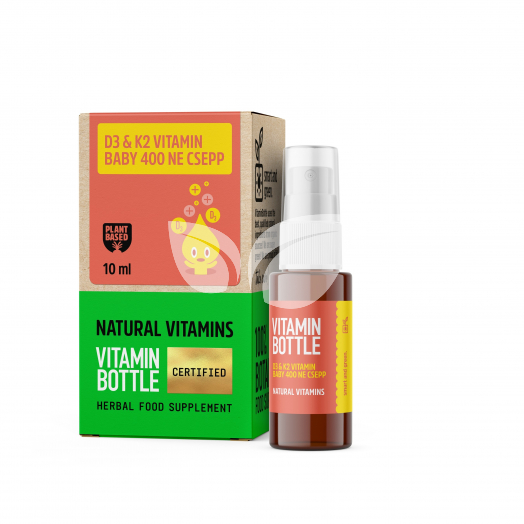 Vitamin Bottle d3+k2 vitamin baby csepp 10 ml • Egészségbolt