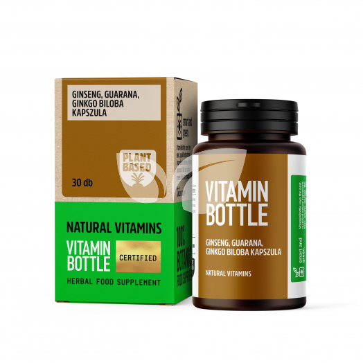 Vitamin Bottle ginseng-guarana-ginkgo kapszula 30 db • Egészségbolt