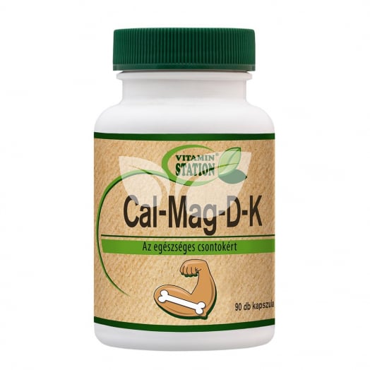 Vitamin Station cal-mag-d-k egészséges csontokért kapszula 90 db • Egészségbolt