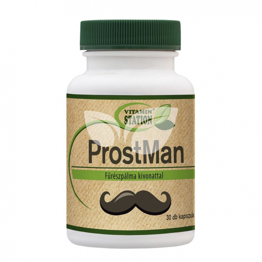 Vitamin Station prostman fűrészpálma kivonattal kapszula 30 db • Egészségbolt
