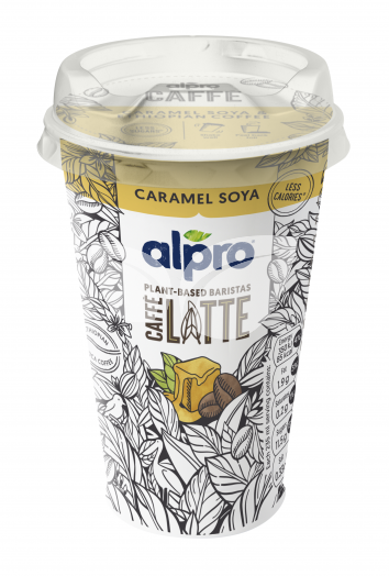 Alpro kávés szójaital karamell ízesítéssel 235 ml