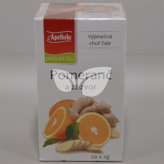 Apotheke narancs és gyömbér tea 20x2g 40 g • Egészségbolt