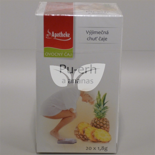 Apotheke pu-erh és ananász tea 20x1,8g 36 g • Egészségbolt