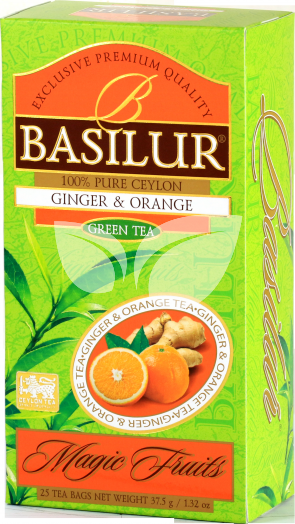 Basilur magic fruits gyömbér-narancs tea 25 filter 37,5 g • Egészségbolt