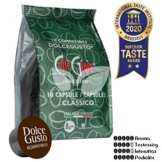 Caffé Gioia kávékapszula dolce gusto kávégépekkel kompatibilis 100% classic kivitel 10 db • Egészségbolt