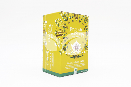 Ets 20 bio vaníliás earl grey tea 20x2g 40 g • Egészségbolt