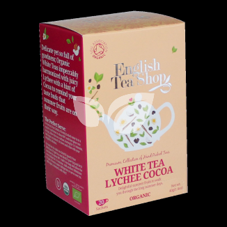 Ets bio 20 fehér tea licsivel és kakaóbabbal  20x2g   40g