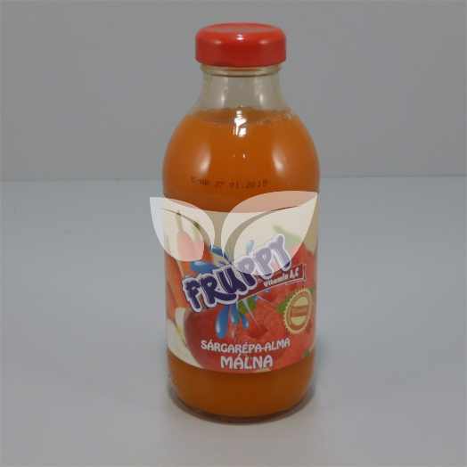 Fruppy ital sárgarépa-alma-málna 330 ml • Egészségbolt