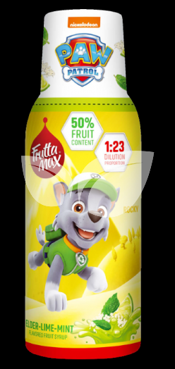 FruttaMax paw patrol gyümölcsszörp bodza lime menta 500 ml • Egészségbolt