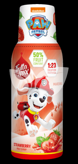 FruttaMax paw patrol gyümölcsszörp eper 500 ml • Egészségbolt
